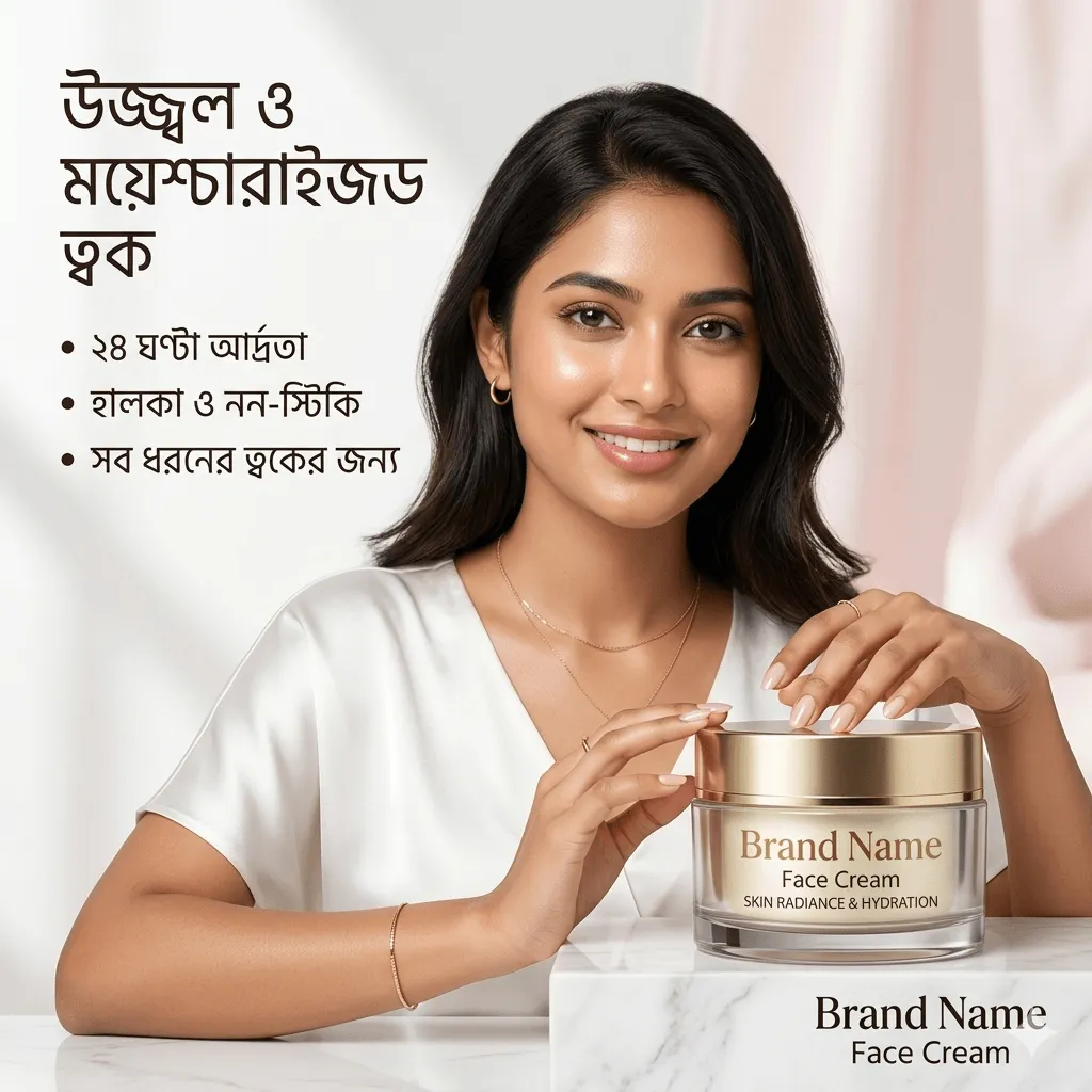 AI generated product photo and ad creative example 2 for Bangladesh